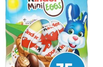 Kinder Mini Eggs Chocolate Easter Eggs 75 g