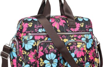 Kono Handbag Top-Handle Bag for Women, Multi-Pockets Messenger Crossbody Bag, Medium Waterproof Satchel Shoulder Bag, Ladies Lightweight Tote Bag for Work Shopping Travel