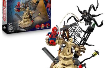 LEGO 76334 Marvel Epic Battle: Spiderman VS Sandman with 3 Minifigures inc Venom – 3 for £39.99