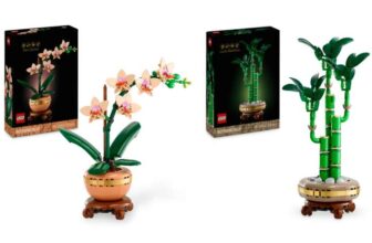 LEGO Botanicals Mini Orchid 10343 10344 Lucky Bamboo w/Code