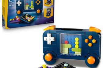 LEGO Creator 3in1 Retro Gaming Console – Transforms into an Arcade Machine or Computer w/Keyboard & Mouse 31380