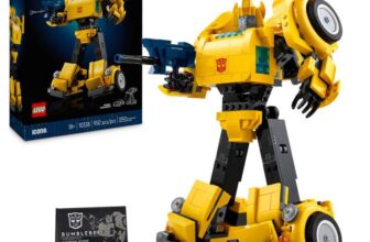 LEGO Icons Transformers Bumblebee Action Figure Building Set 10338