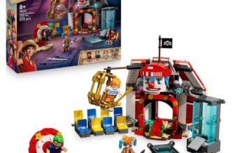 LEGO ONE PIECE Buggy the Clowns Circus Tent – Interactive Toy with 4 Minifigures incl. Luffy, Nami & Zoro, plus 2 Wanted Posters – 75637