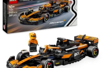 LEGO Speed Champions McLaren F1 Team MCL38 Race Car Toy – 77251