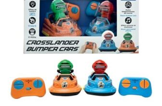 LEXIBOOK Crosslander Bumper Cars: 2 RC Cars, 5 Km/h, Sound/Light