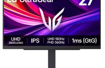 LG UltraGear 27G810A-B 27 3840×2160 4K UHD IPS 180Hz FreeSync/G-SYNC 1ms DisplayHDR 400 Ultrawide Gaming Monitor