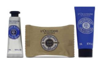 LOccitane Shea Body Cream 20ml Hand Cream 10ml & Soap Set