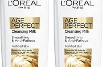 LOreal Paris Age Perfect Smoothing & Anti Fatigue Vitamin C Cleansing Milk 200 ml (Pack of 2)
