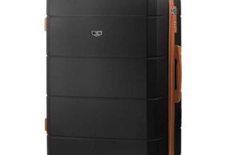 LUGG 28 Inch Jetset Suitcase Hard Shell Case 4 Wheel Travel bag Lightweight