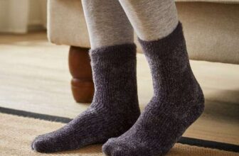 Ladies Charcoal Cosy Socks – free C&C