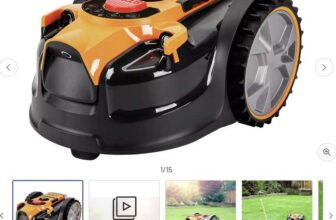 LawnMaster 16cm Cordless Robotic Lawnmower – With code