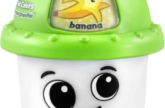 LeapFrog Fruit Colours Learning Smoothie, Interactive Baby Toy with Lights, Music, Colours & Fruit, Baby Gift with Teether for ages 6, 9, 12 months, English Version
