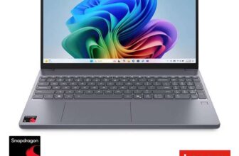 Lenovo IdeaPad Slim 3, Copilot PC, Snapdragon X, 16GB RAM, 1TB SSD, 15.3 Inch Laptop, 83N3002CUK