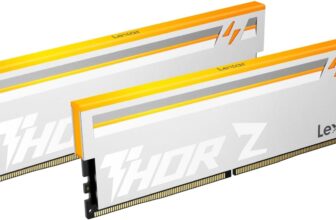 Lexar THOR Z Series RGB DDR5 RAM 32GB Kit (2x16GB) 6000 MHz CL36, DRAM 288-Pin UDIMM Desktop, PC High-Performance Gaming Computer Memory for Intel XMP 3.0/AMD EXPO, PMIC/On-die ECC/1.4V Silver