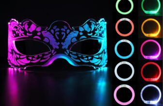 Light Up LED Glasses for Rave Party Glasses MultiColor Futuristic Mask 12 Pack Led Bracelets Glow Bracelets Bracelet f Light Up Bracelet Party Favors for Birthday Carnival Concert and Halloween