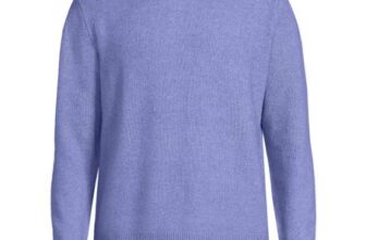 Lilac Lands End Wool Touch Crew Neck Jumper