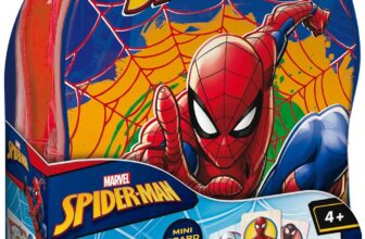Lisciani – SPIDER MAN Super Game – Backpack with Games for Children aged 6 and over – Including Card Game and Board Game – SPIDER MAN Educational Games – 2 players – Birthday Gift Idea