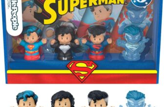 Little People COLLECTOR Action Figures Superman Through the Ages Special Edition Set