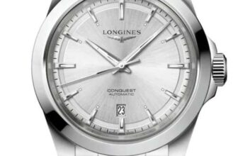 Longines – Conquest 41mm Mens Watch Silver