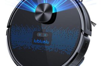 Lubluelu Robotic Vacuum with Mop, 4000Pa, LiDAR, App/Alexa, Pet Hair