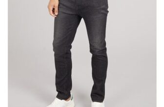 Lyle and Scott Vintage Mens Slim Fit Jeans Jet Black