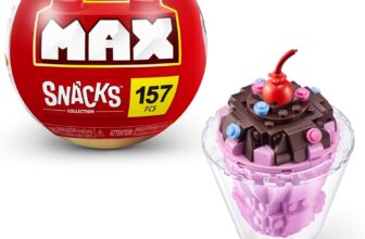 MAX Premium Snacks Building Bricks (Ice Cream) Novelty Unboxing Toy Collectible Minis by ZURU