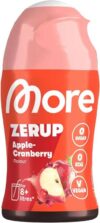 MORE Zerup, Zero Calorie Syrup a.o. with Real Fruit Extracts, Apple Cranberry, 65 ml – all flavours
