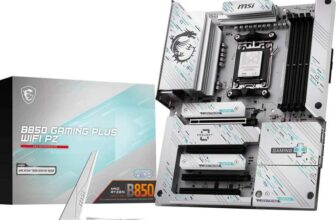 MSI B850 GAMING PLUS WIFI PZ Motherboard, ATX – Supports AMD Ryzen 9000/8000 / 7000