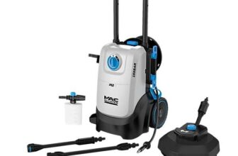 Mac Allister M3 Pressure Washer Accessories – 155bar 2.2kW / 2 Year Guarantee – Discount at checkout (Poss Less for New Club Memebers)