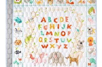 Machine-Washable Alphabet Baby Play Mat (127×127 Cm)