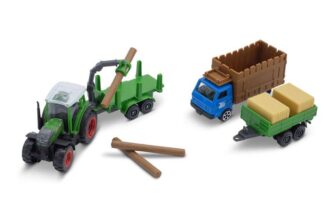 Maisto Mini Working Machines 4 PACK OF FENDT Tractor, Truck Incredibly Detailed Die-Cast