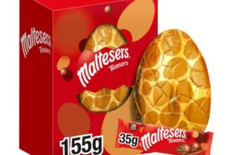 Maltesers Teasers Milk Chocolate Large Easter Egg 155g