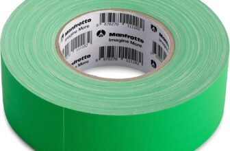 Manfrotto Chroma Key Green Gaffer Tape 50mm x 50m, Premium Quality Tape, Ultra-Strong Hold, Suitable For Keying Technique, StudioLink, Panoramic Background, LL LB7966