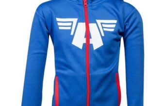 Marvel Captain America Kids Tech Hoodie – Size 3-4 years