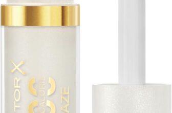 Max Factor 2000 Calorie Lip Glaze Melting Ice, Full Shine Lip Gloss, Nourishing with Hyaluronic Acid & Squalane, Instant Plump, Non-Sticky, Vanilla-Milk Scent, Fuller Looking Lips