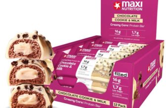 MaxiNutrition Creamy Core Protein Bar 12 x 45g – Chocolate Cookie & Milk / Dark Chocolate Coconut – £9 / £8.50 S&S