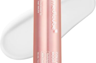 Medicube Collagen Glow Booster Milk Serum – Twist & Click – Radiance & Hydration with Niacinamide, Milk Protein Extract, Hydrolyzed Collagen – Illuminates & Firms Skin – Korean Skin Care, 0.50 oz