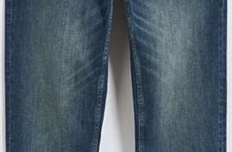 Mens Dark Tint Straight Fit Jeans With Stretch – Selected Sizes – Free C&C