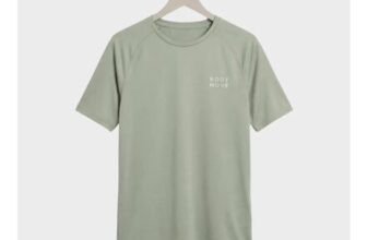 Mens Green Sports Top