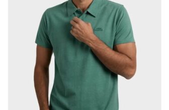 Mens Green WF Polo