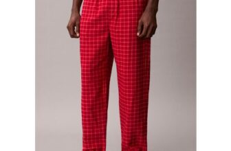 Mens Pure Cotton Checked Pyjama Bottoms – XL Only
