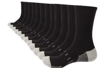 Mens Socks Cushioned Work Socks Walking Socks