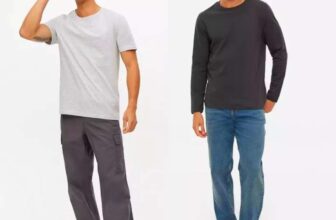 Mens The Pure Cotton Tee – Grey Marl / black / white/ navy ( S – 4XL ) / Plain Black Long Sleeve T-Shirt £6 – Free click and collect