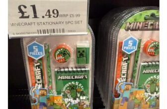 Minecraft Stationery Set 5 Pieces