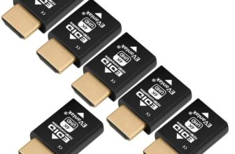 Mini HDMI EDID Emulator Passthrough 1080p to 4K60Hz Compact Design – 6 Pack