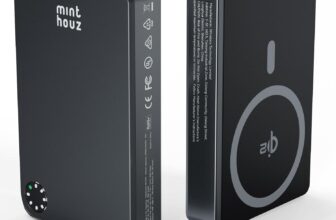 Minthouz Magnetic Power Bank,10000mAh Qi2 Certified Wireless Portable Charger,20W Fast-Charge Air Travel PowerBank,Compatible with 17/16/15/14/13/12/Pro/Pro Max Series,Samsung,Air Pods