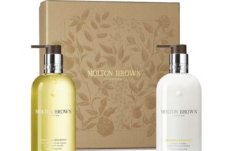 Molton Brown Orange & Bergamot Hand Care Collection – Fine Liquid Hand Wash & Lotion 2 x 300 ml