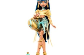 Monster High Cleo De Nile Doll with Golden Blouse HXH74