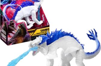 MonsterVerse Godzilla x Kong: The New Empire, 6-Inch Shimo Action Figure Toy, Iconic Collectable Movie Character, Includes Realistic Frost Bite Blast Feature, Toy Suitable for Ages 4 Years