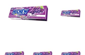 Morinaga Hi-Chew Grape 50g, Chewy Fruit Candy (Pack of 5) – S&S £3.56